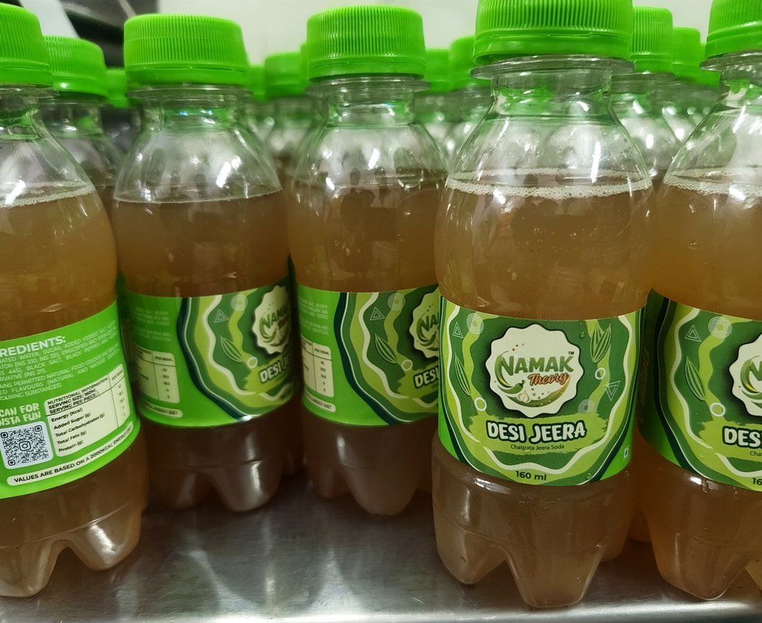 NAMAK Theory Desi Jeera bottles on the shelf